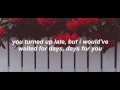 knuckles - moose blood //lyrics
