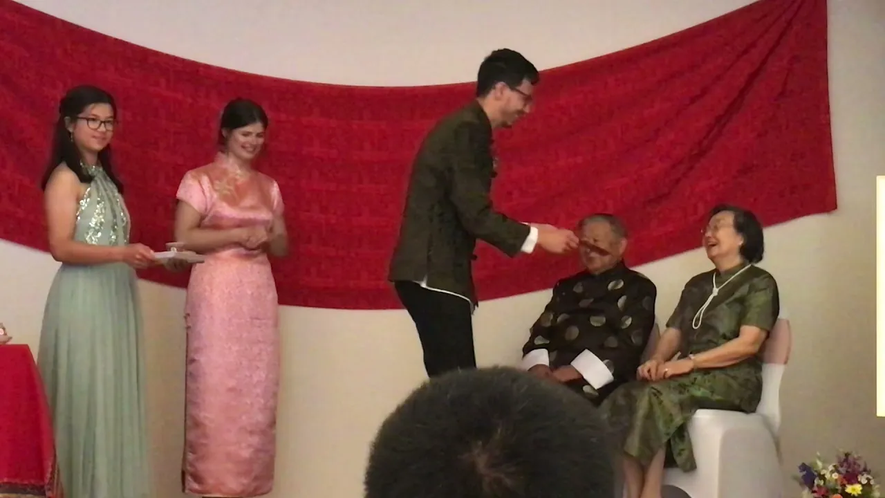 Tea Ceremony: The Groom's Paternal Grandparents