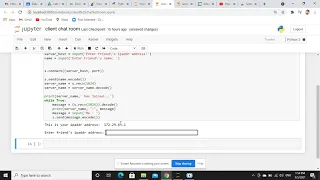 Socket Programming Chat Room