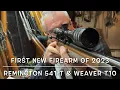 First new firearm for 2023 Remington 541-t with a Weaver T-10 scope Gorgeous