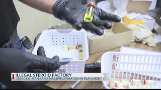 Gregg County man sentenced for illegal steroids drug bust footage captured by KETK back in 2019