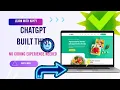 ChatGPT Built This Website Beginner HTML CSS Tutorial