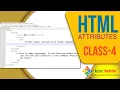HTML Attributes Class 4 Accrue Foundation