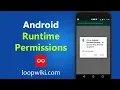 Android Runtime Permissions Example - API level 23 Marshmallow runtime permissions loopwiki com