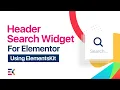 Header Search Widget for Elementor Simplify Your Website Search with ElementsKit