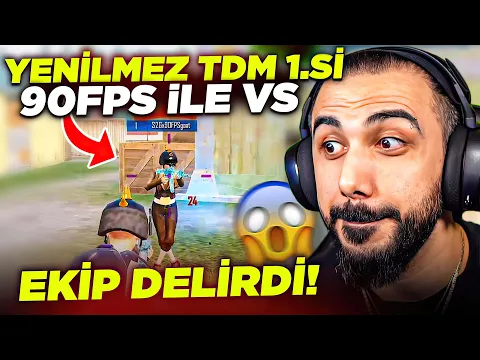 Video Thumbnail: DÜNYA 1.Sİ TDM OYUNCUSUYLA BÜYÜK VS! 😱 EKİPLE KAPIŞTIRDIK (SKANDİ ÇILDIRDI) | PUBG MOBILE