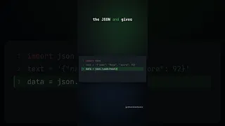 Turn JSON Text Into Python Data