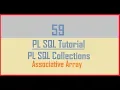 Tutorial 59 Associative Array PL SQL Collection