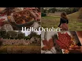 Lagu Hello October | Cozy slow autumn day in English Countryside | Caramel Apple Cinnamon Buns | Bibury