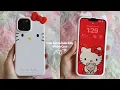 Cute Sanrio Hello Kitty iPhone Case Unboxing Soft Silicone Case