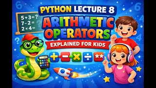 Python Lecture 8 Arithmetic Operators Explained for Kids