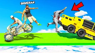 SHINCHAN AND FRANKLIN FACE TO FACE CHALLENGE WITH SHINCHAN & Team4SHOOTER