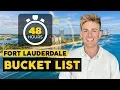 ULTIMATE 48hr Itinerary Things to do in Fort Lauderdale