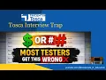 Tosca Interview Question vs in Web Tables Most Testers Get This Wrong