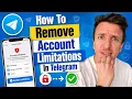 How To Remove Account Limitations In Telegram 2026