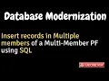 IBM i AS400 Tutorial iSeries System i - Insert multiple members in a multi-member PF using SQL