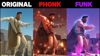 METRO MAN Original Vs Phonk Vs Funk 