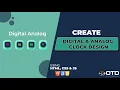 Create Latest Digital and Analog Clock Using HTML CSS JavaScript Step by step Tutorial