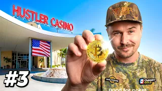 Playing LIVE POKER Until I Can Buy ONE BITCOIN! (Episode 3)