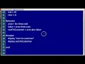 pseudocode to python example