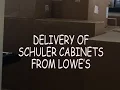 Delivery of Schuler cabinets from Lowes - how it was delivered