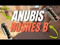 Perfect Flashbang for B Rush on Anubis in CS2 Used by Pros