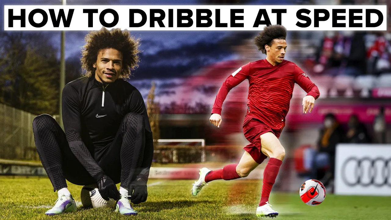 Learn how to dribble at speed from Leroy Sané | tutorial