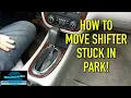 Lagu How to move shifter stuck in park Impala GM Chevrolet 2006-2013 (EP 131) Park override