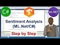 Sentiment Analysis in ML Net Using TensorFlow