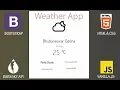 Build A Simple Weather App with Vanilla JS Basic Version