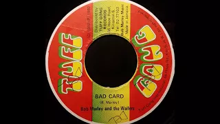 bob marley u0026 the wailers bad card 1980 