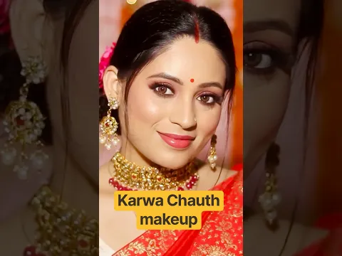 Karwa Chauth Makeup Tutorial β€οΈ Professional Self Makeup at Home | Long Lasting Festive Makeup Look