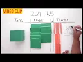 Decimal Subtraction Made Clear Using Base Ten Blocks to Regroup