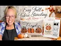 Hello Pumpkin Pillow Easy Fall Fabric Stenciling Tutorial
