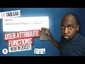 Tableau User Attribute Functions UAFs New in Tableau 2023 1
