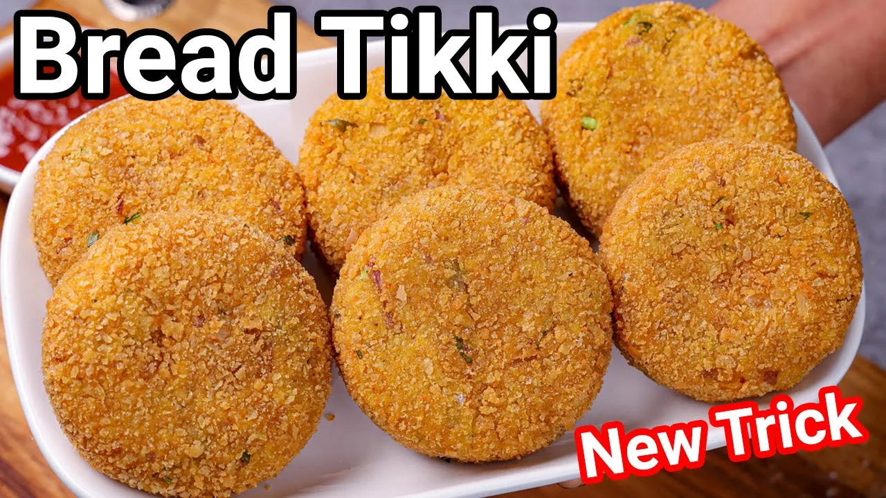 Instant Bread Aloo Tikki Cutlet - New & Simple Way More Crispy & Crunchy   Potato Bread Tikki