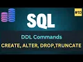 CREATE ALTER DROP TRUNCATE commands in SQL SQL Tutorial in Hindi 10