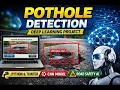 AI-Based Pothole Detection System Using Deep Learning Tkinter