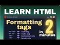 How to Format Paragraph Tags in HTML HTML Series Part - 4 HTML CSS JavaScript
