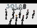 tutorial de Stickman saltando solo 8 frames tutorial of Stickman jumping solo 8 frames