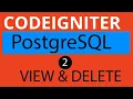 2 Insert Update Delete with CodeIgniter and PostgreSQL CRUD Operation using PostgreSQL