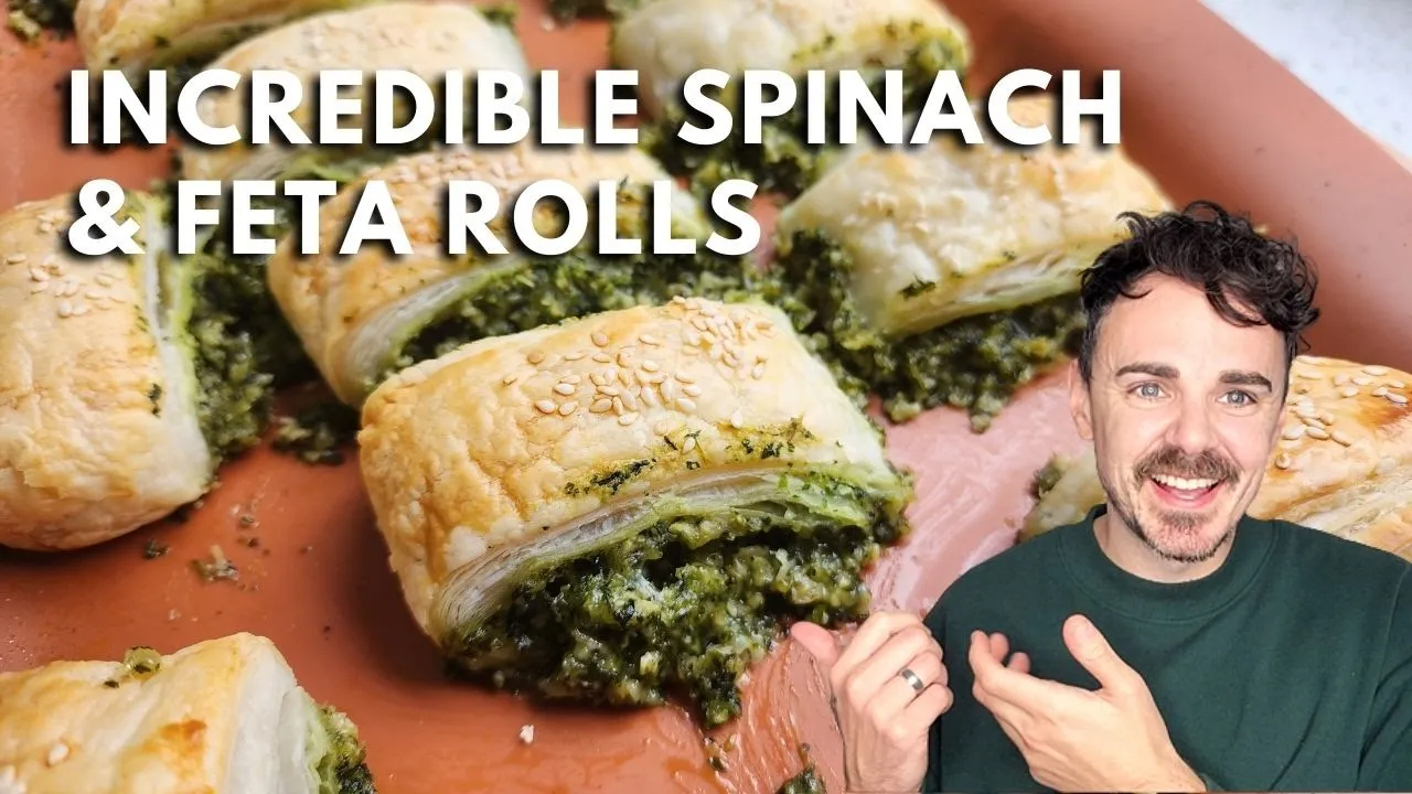 Tasty (VG) Spinach and Feta Rolls Recipe: Easy Vegan Snacks