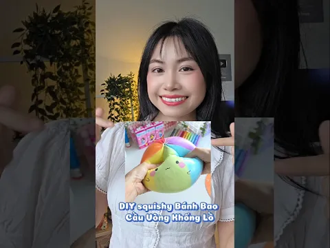 Squishy bánh Cầu Vòng siêu to khổng lồ #quyensachnho