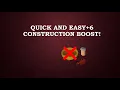 OSRS - Quick and Easy 6 Construction Level Boost