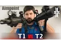 Comparing the Aimpoint T1 to the T2 sights for the m4 AR-15