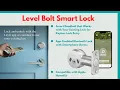 Level Bolt Smart Lock Smart Deadbolt that Works with Your Existing Lock Best Buy