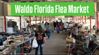 Waldo Florida Flea Market Picking Antiques Vintage Treasure Hunting Vlog