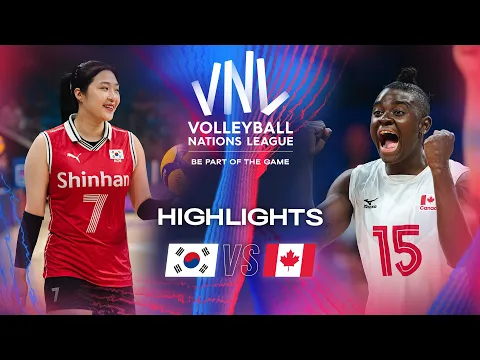 Download MP3 🇰🇷 KOR vs. 🇨🇦 CAN - Highlights | Women's VNL 2024