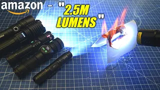 40 Flashlights Starting Fires Amazon says yes