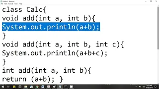 14 Method Overloading in Java